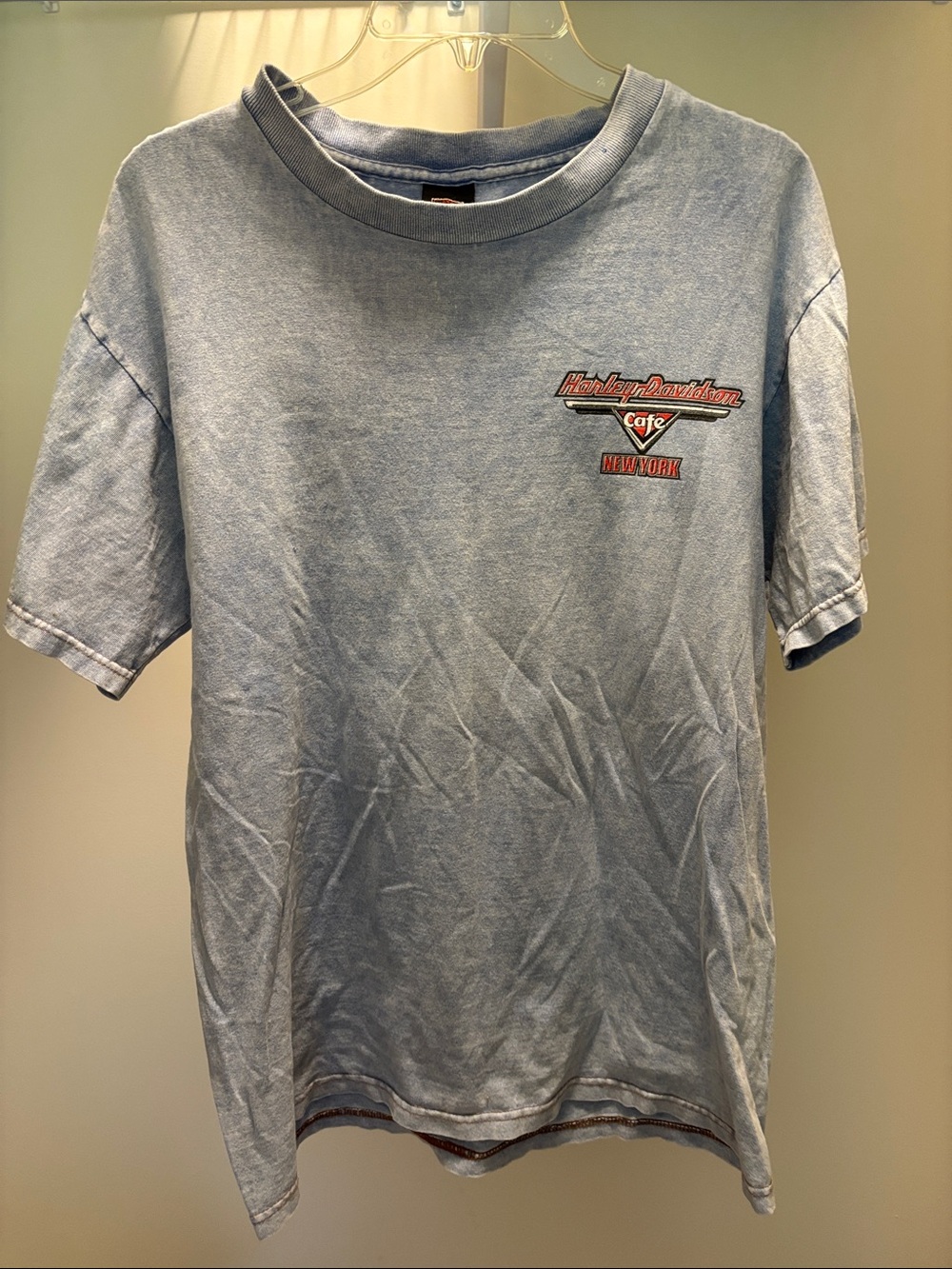Harley-Davidson Light Blue Graphic Tee vintage